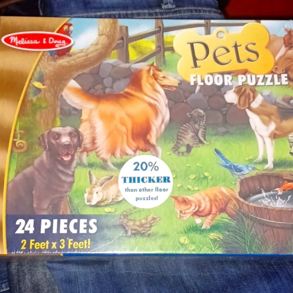 Melissa & Doug PETS FLOOR PUZZLE